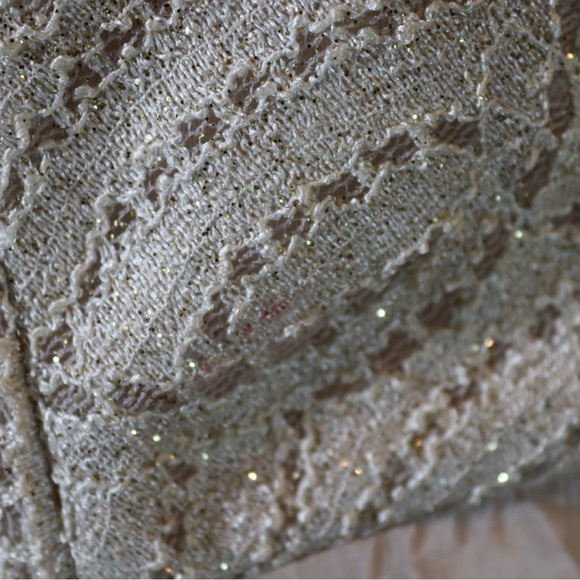 R&M Richards champagne colored hi-lo dress, size 12 - Picture 11 of 16